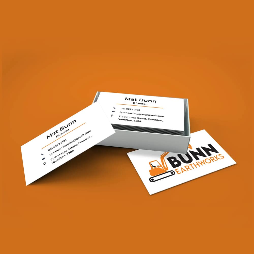 Bunn Earthworks Business Card Design