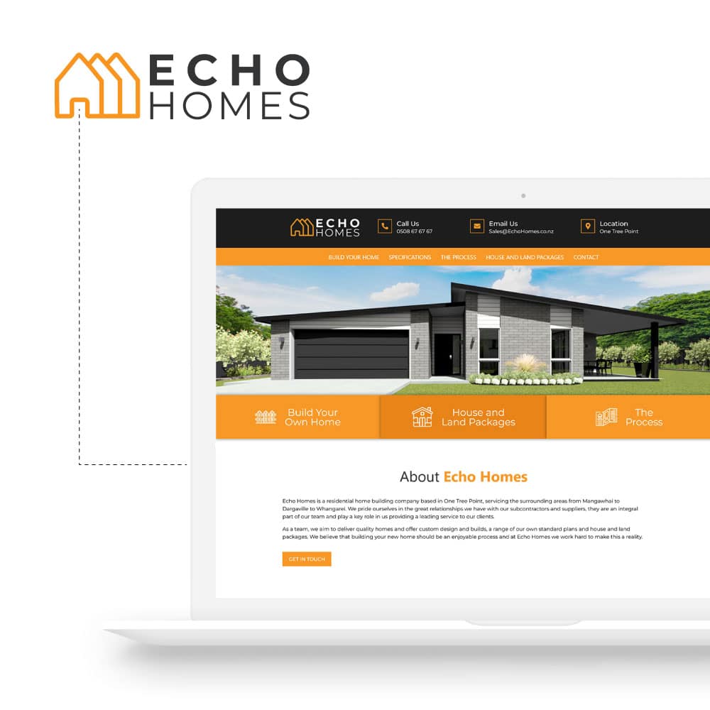 Echo Homes Web Design