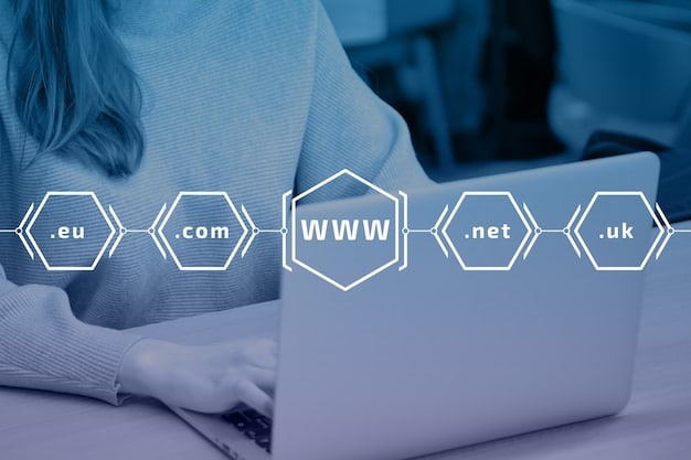 world wide web with popular international domains